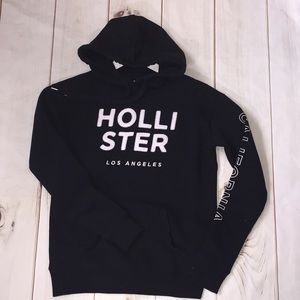 HOLLISTER BLACK HOODIE SIZE XS